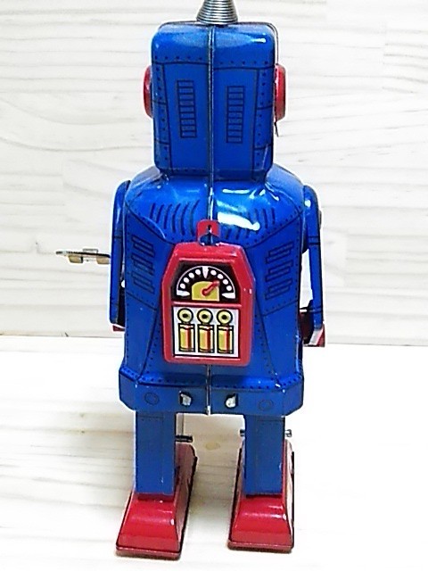 Yahoo!オークション - 昭和レトロ ブリキゼンマイ ロボット Yahoo!オークション - 昭和レトロ ブリキゼンマイ ロボット