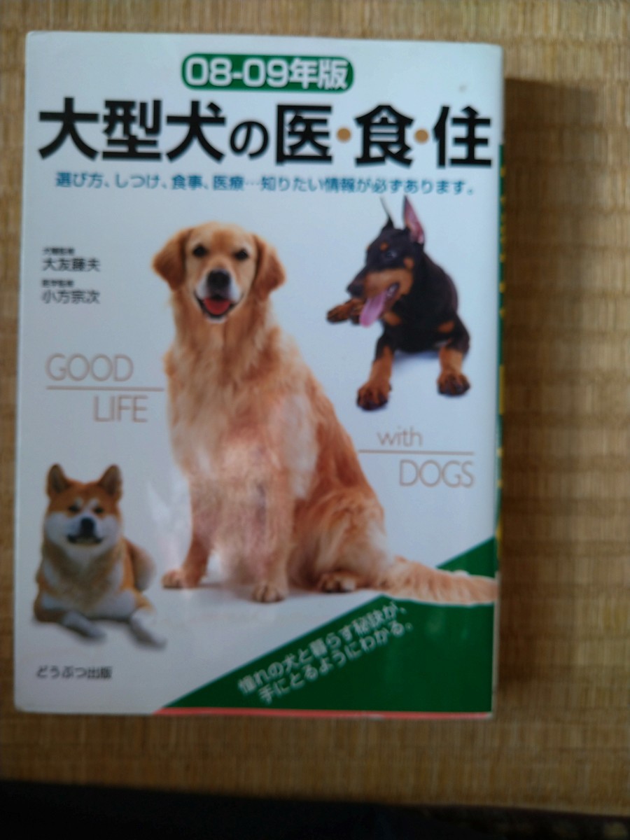 大型犬の医・食・住　０８－０９年版 大友藤夫／犬種監修　小方宗次／医学監修　どうぶつ出版_画像1