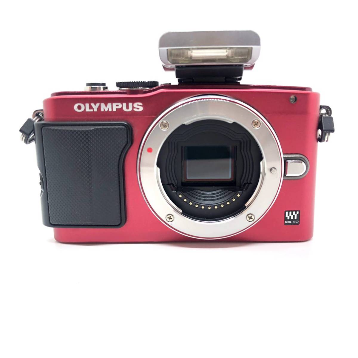 ★外観美品★オリンパス OLYMPUS PEN Lite E-PL6 レッド L149S86_画像2