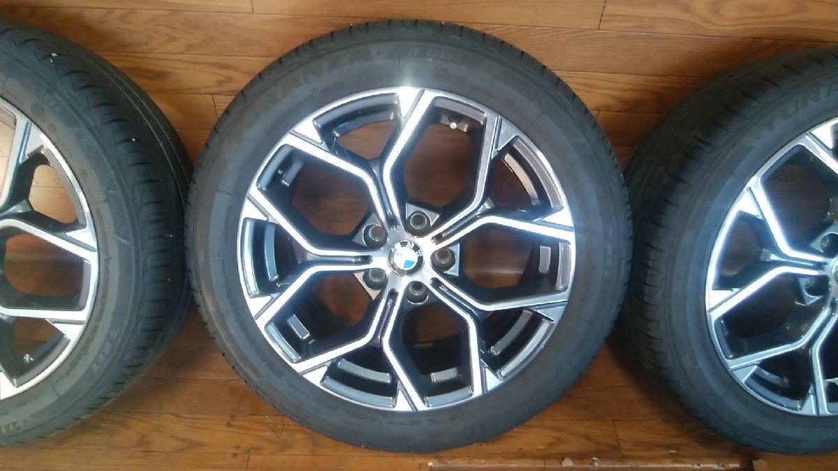 U#989 BMW X1 xdrive18d xLine F48 3DA-AD20 2021年 純正18インチアルミホイール/タイヤ4本 溝有 225/50R18 個人宅宛不可_画像4