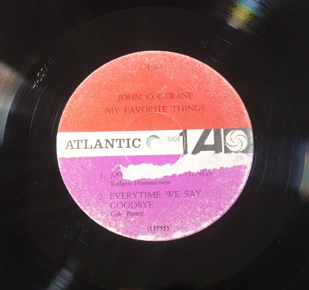 極美! US ATLANTIC MONO 1361 オリジナル My Favorite Things / John Coltrane_画像5