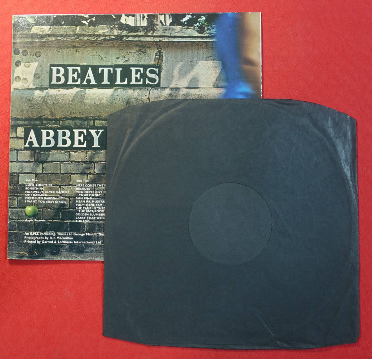 極美! UK Original 初回 APPLE PCS 7088 Abbey Road / The Beatles MAT:2/1+完品_画像6