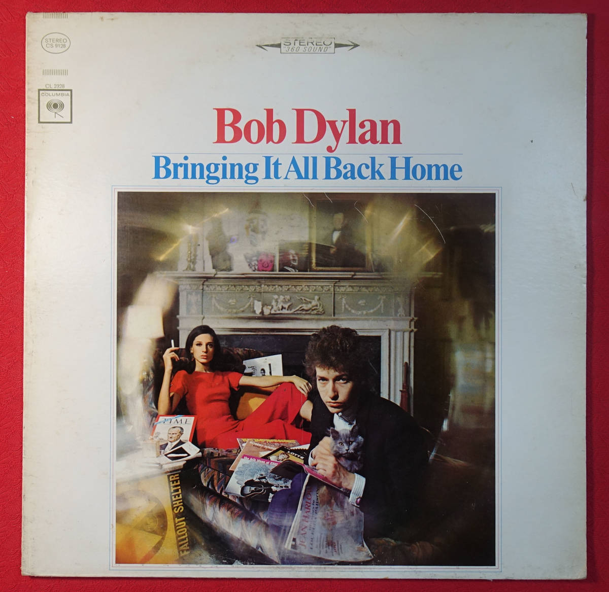 極美! US Columbia CS 9128 オリジナル 2EYES Bringing It all Back Home / Bob Dylan MAT: 1G/1G_画像1