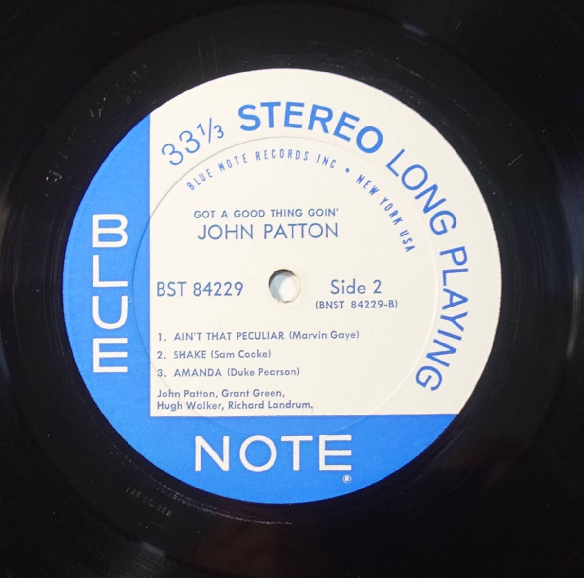 US BLUE NOTE BST 84229 オリジナル Got a Good Thing Goin’ / John Patton NYC/Van Gelder_画像5