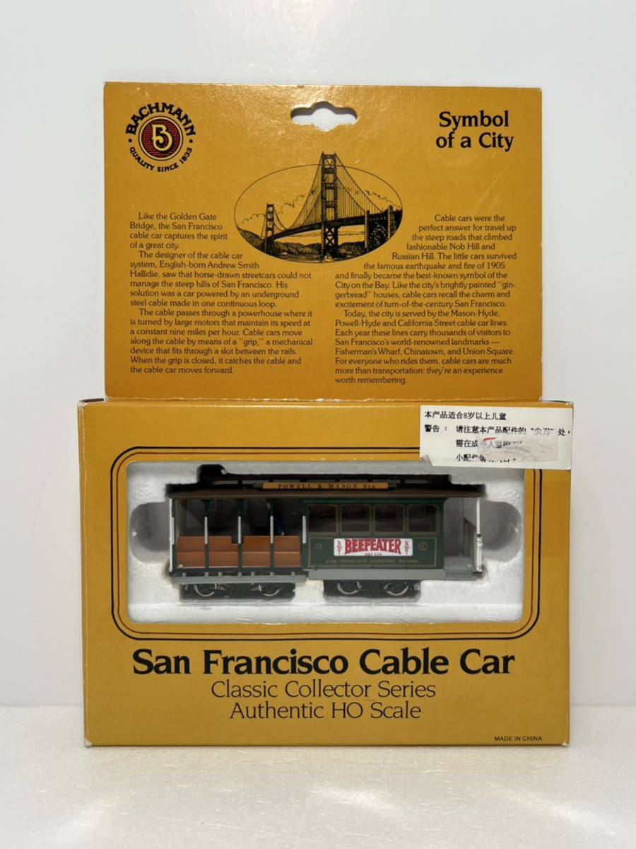 BACHMANN 60542 San Francisco Cable Car HOゲージ 動作確認済_画像9