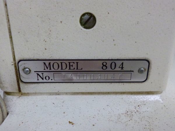 M091-N36-822 JANOME ジャノメ MODEL 804 ミシン カム付き 通電確認済 現状品①_画像7