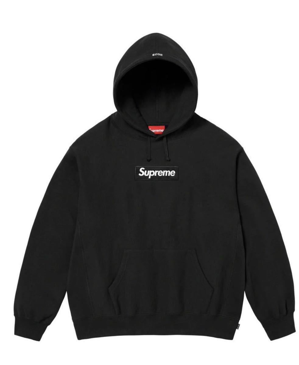 正規 Mサイズ Supreme シュプリーム フーディ パーカー 黒 Black