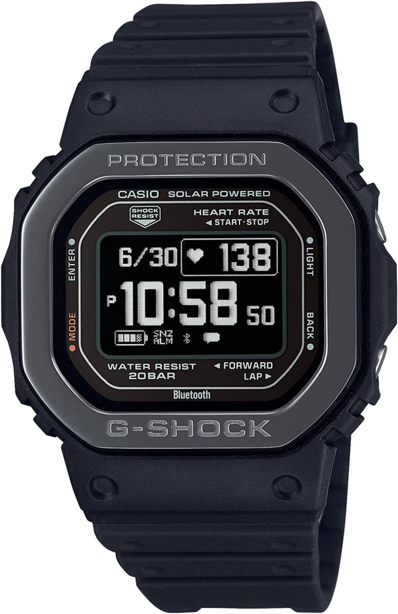 送料無料★国内正規品★新品・未使用★CASIO G-SHOCK G-SQUAD 心拍計 Bluetooth搭載 DW-H5600MB-1JR★専用化粧箱★定価￥44,000_画像1