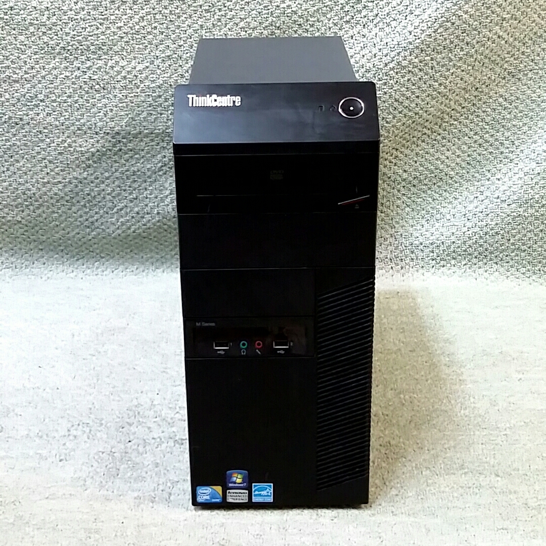 Windows XP,Vista,7,10 OS選択可 Lenovo ThinkCentre M90p Tower/Core i5-660/メモリ4GB/320GB/シリアル/DislayPort/リカバリ作成_画像1