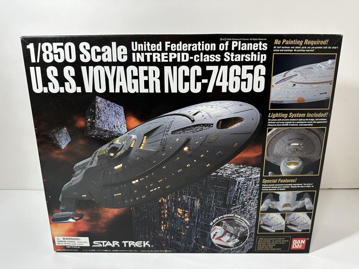 [ не собран ]BANDAI Bandai Star Trek voija-STAR TREK VOYAGER пластиковая модель пластиковая модель 