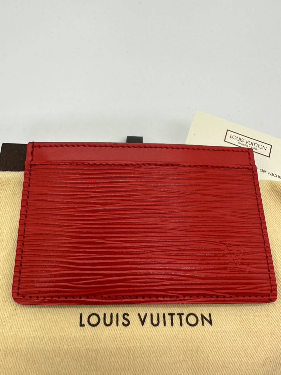 LOUIS VUITTON エピ ポルトカルト サーンプル M60721 名刺入れ LOUIS VUITTON エピ ポルトカルト サーンプル M60721 名刺入れ