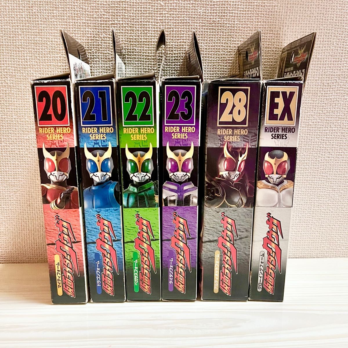 【即日・匿名配送】ライダーヒーローシリーズ 仮面ライダークウガ 6体 まとめ売り