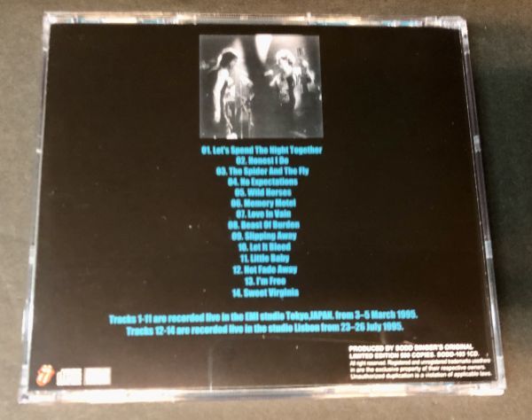 【CD】【プロモ 非売品】超レア!【美品 】The Rolling Stones EMI Studio SODD 103 ローリング・ストーンズ 1995年 EMIスタジオ 東京 極秘_画像5