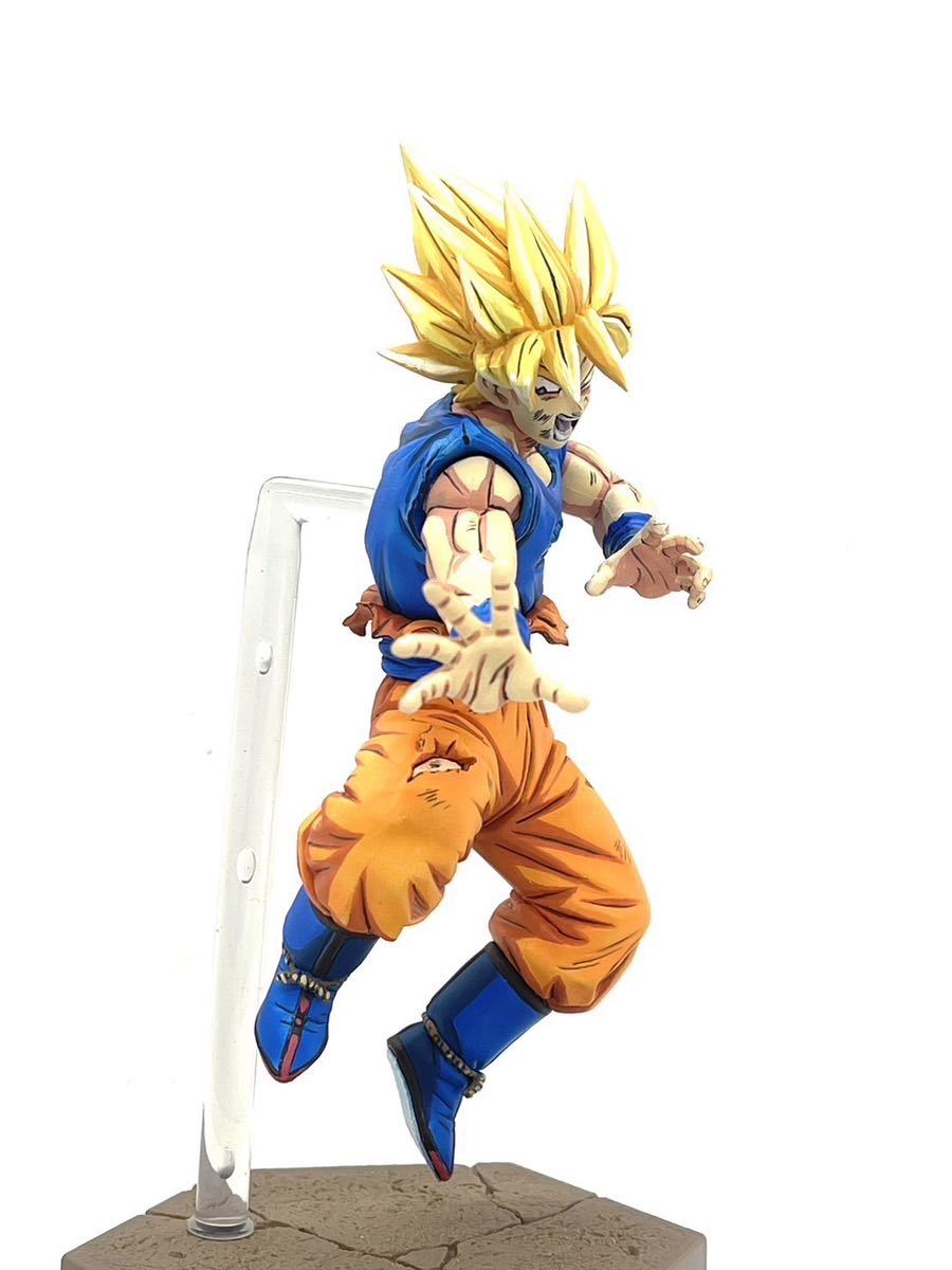 二次元 DRAGON BALL ドラゴンボール 改　フィギュア DXF Fighting Combination vol.6 超サイヤ人孫悟空 二次元彩色 リペイント 2D 元箱なし_画像4