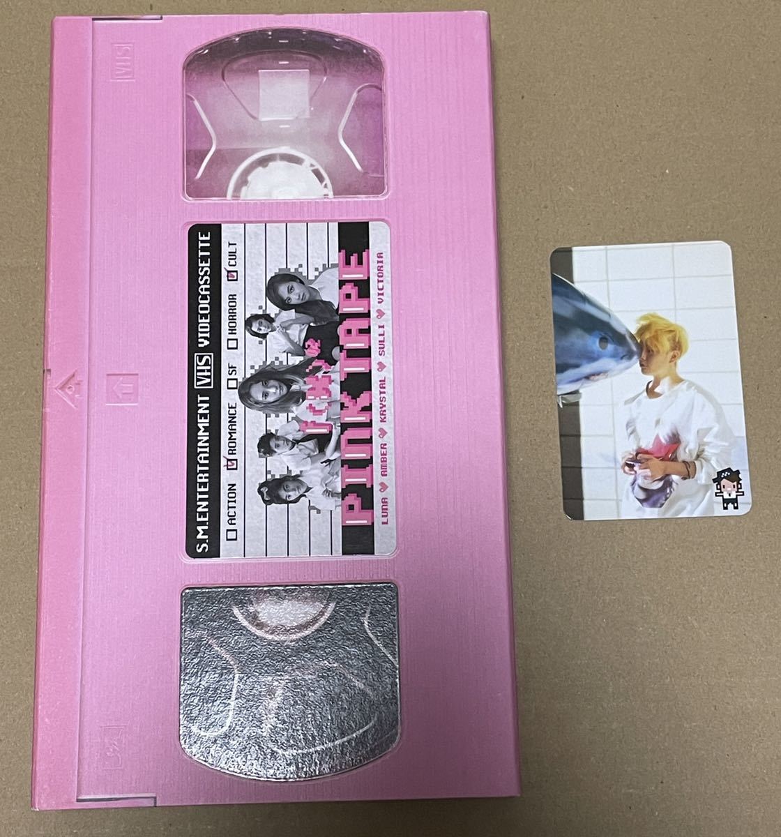送料込 f(x) - Pink Tape トレカ アンバー / Amber