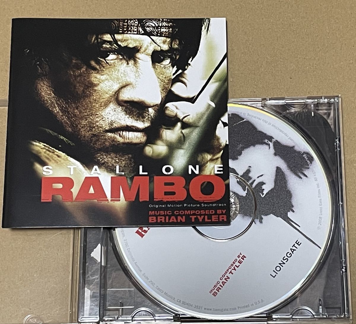送料込 Brian Tyler - Rambo Original Motion Picture Soundtrack 輸入盤CD / LGM2-0014_画像1