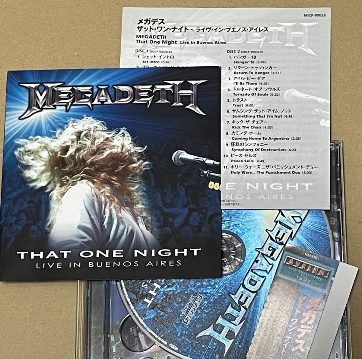 送料込 Megadeth - That One Night Live In Buenos Aires CD2枚組 / ザット・ワン・ナイト ライヴ・イン・ブエノスアイレス / MICP90028_画像1