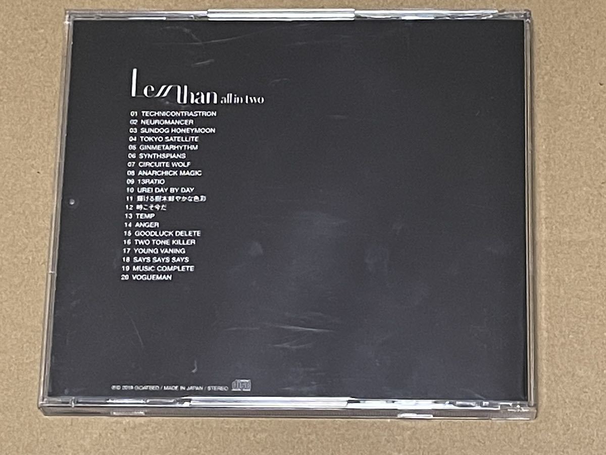 送料込 GOATBED - Lessthan all in two CD2枚組 / ゴートベッド, cali≠gari, カリガリ / GBR005_画像4