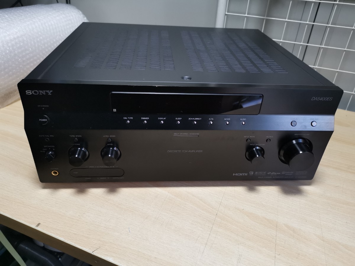  animation equipped SONY Sony multi channel amplifier TA-DA5400ES sound out OK present condition sale 