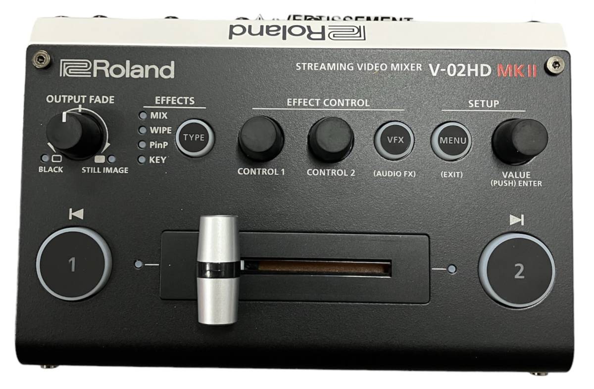 お12-052rK//【未使用】Roland V-02HD MKⅡ ビデオミキサー ビデオスイッチャー 開封品未使用_画像3