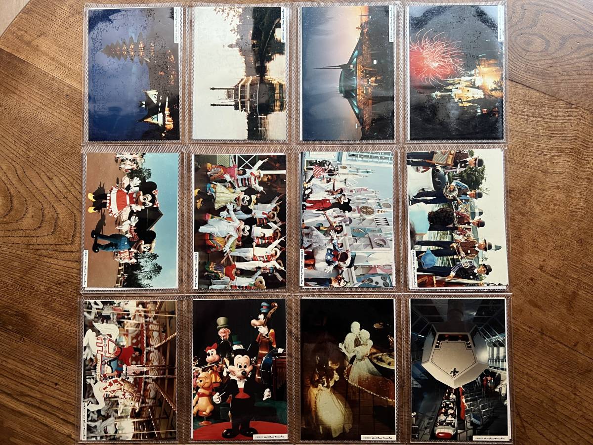 80年代のディズニーの公式フジカラー写真３種＋パンプレット＋ポストカードセットまとめて 昭和レトロ_画像3