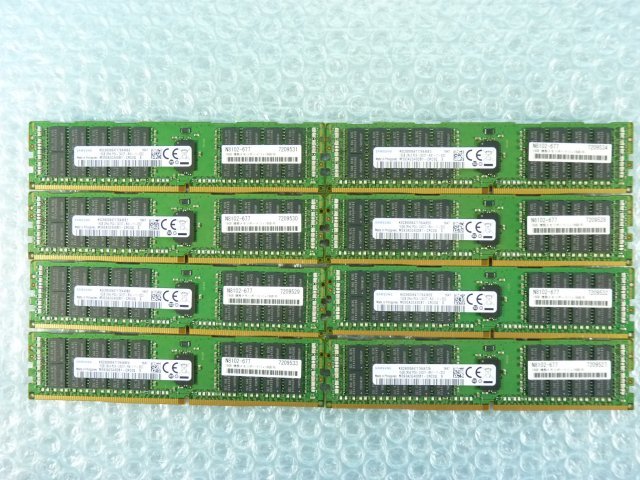 1PEN // 16GB 8枚セット計128GB DDR4 19200 PC4-2400T-RA1 Registered RDIMM 2Rx4 M393A2G40DB1-CRC0Q N8102-677 // NEC R120g-1E 取外