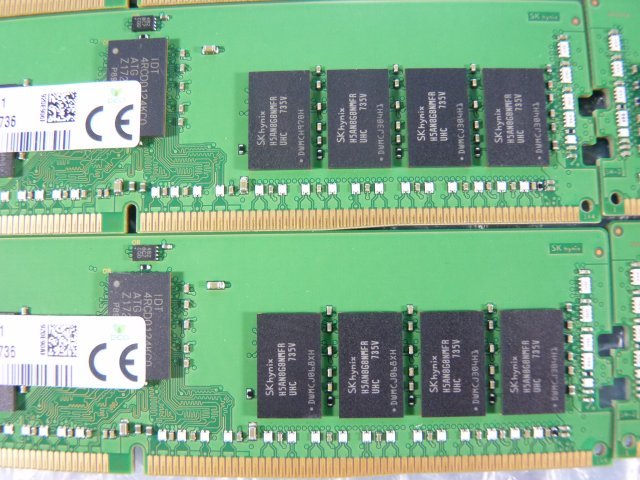 1PGB // 16GB 8 шт. комплект итого 128GB DDR4 19200 PC4-2400T-RE1 Registered RDIMM 2Rx8 HMA82GR7MFR8N-UH // Dell EMC PowerEdge R730xd брать вне 