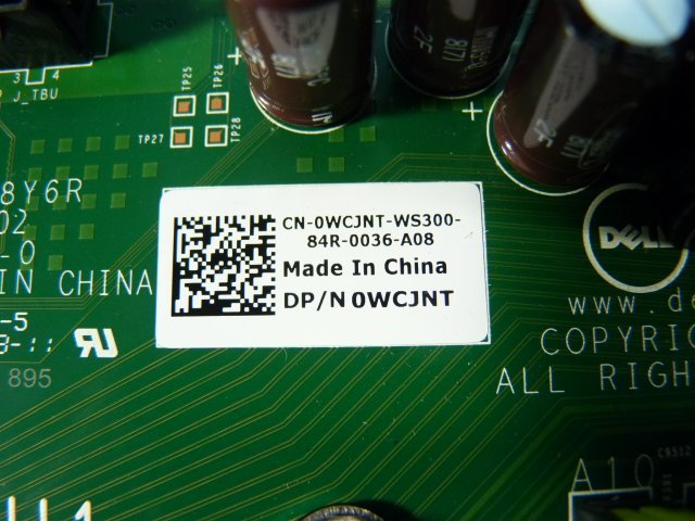 1PGG // Dell EMC PowerEdge R730xd の マザーボード / 0WCJNT //在庫2_画像2