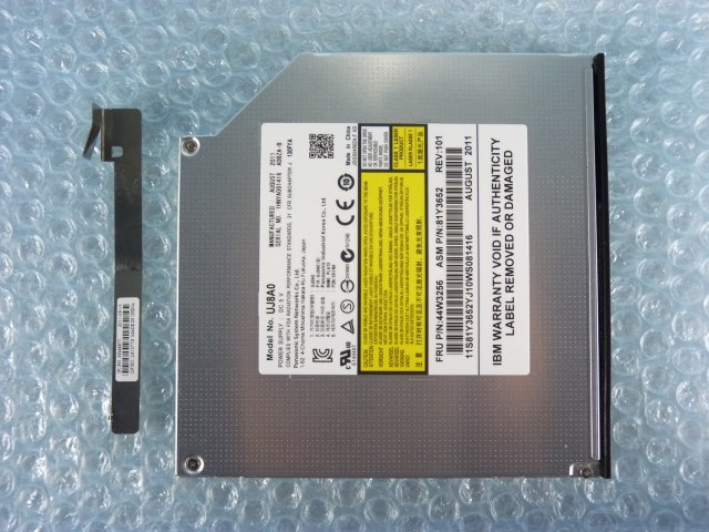 1PHH // IBM 44W3256 81Y3652 スリムDVDマルチドライブ SATA 12.7mm / UJ8A0 / 39M6877 // IBM System x3550 M3 取外//在庫4_画像8