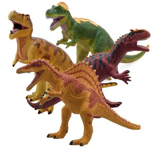 新品＠ビニールモデル肉食恐竜4体セット