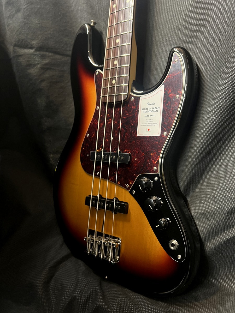 Fender MADE IN JAPAN TRADITIONAL 60S JAZZ BASS 3-Color Sunburst ジャズベース_画像8