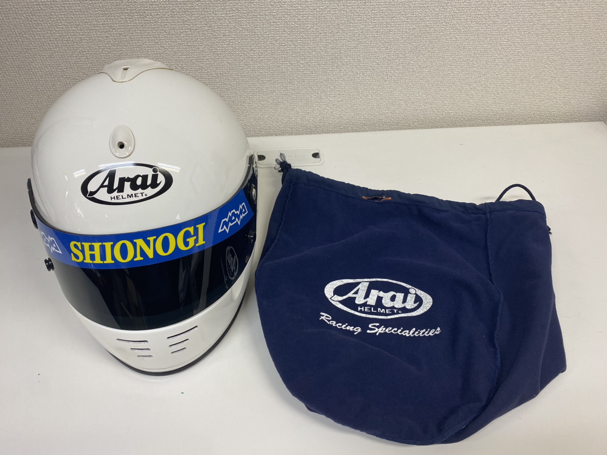 1535-02★Arai (アライ) ヘルメット SFL GP-3K ホワイト 4輪用 レーシングカー用 BA465389 ※PSCマークなし★_画像1