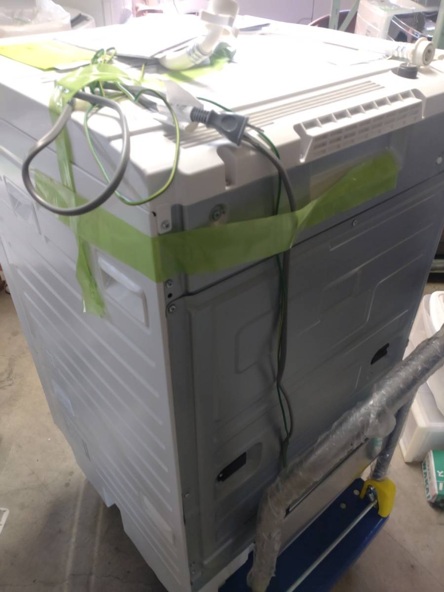 1595-03★直接引き取り限定★PANASONICパナソニック ドラム式電気洗濯乾燥機 マットホワイト Cuble(キューブル) NA-VG750R 2021年製 7kg★_画像3