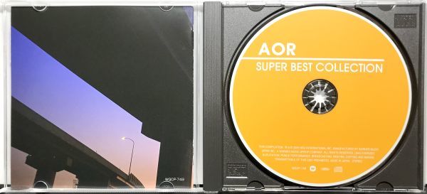 「洋楽 AOR スーパーベスト・コレクション CD１枚組 全１６曲収録」帯無し WQCP-749_画像2