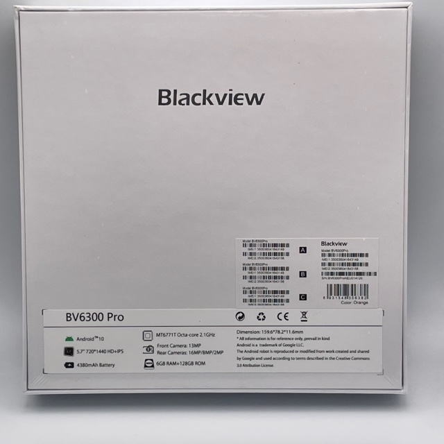 5663円 未開封品 Blackview BV6300 Pro SIMフリー Orange - Android 5663円 未開封品 Blackview BV6300 Pro SIMフリー Orange - Android