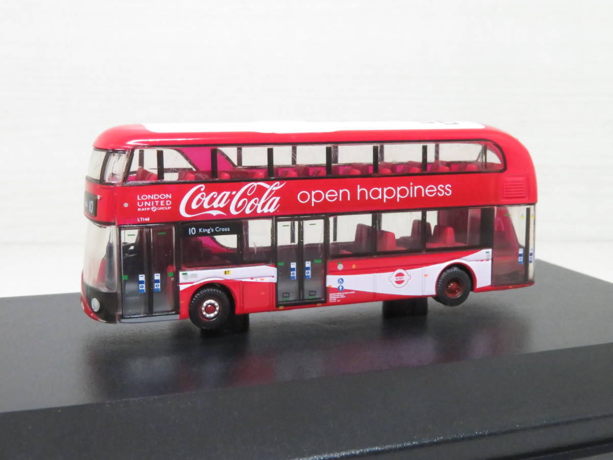 ニュールートマスター　London United　2階建てバス　コカ・コーラ　Coca-Cola　OXFORD　オックスフォード　1/148_画像3