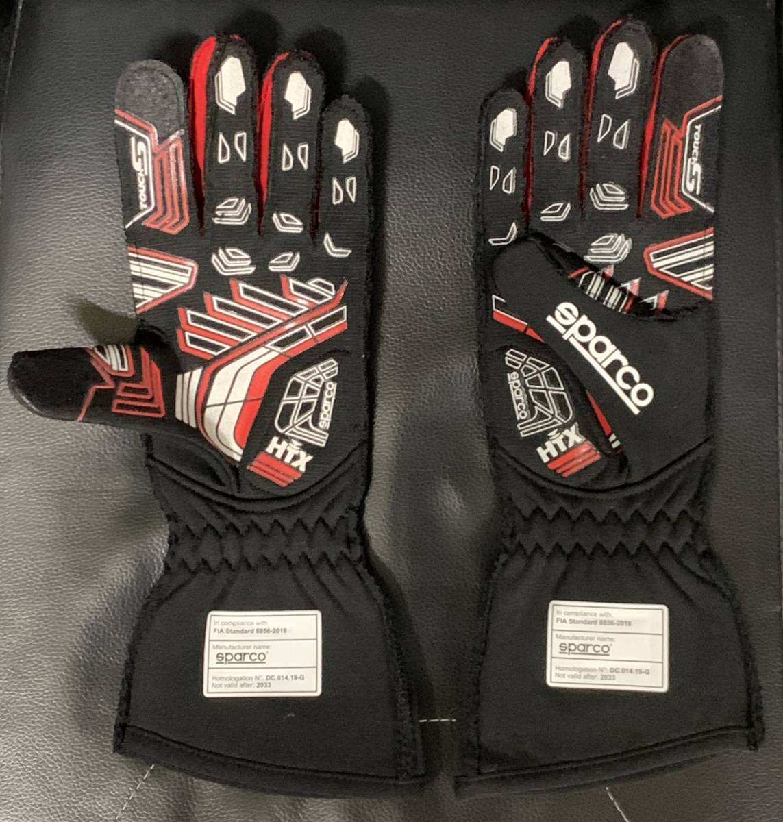  Sparco [FIA2018 official recognition out ..4 wheel glove [ARROW2020 / black red NRRS black red M(10) size ]] Arrow /SPARCO/ circuit / race 