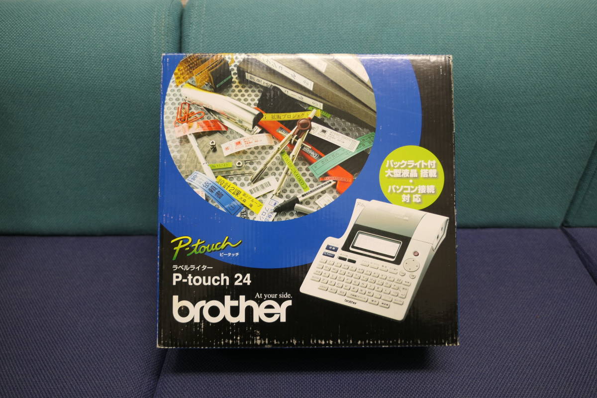 brother ラベルライター ピータッチ24 未使用品 P-Touch テプラ ラベル作成機 ブラザー ネームランドの画像1