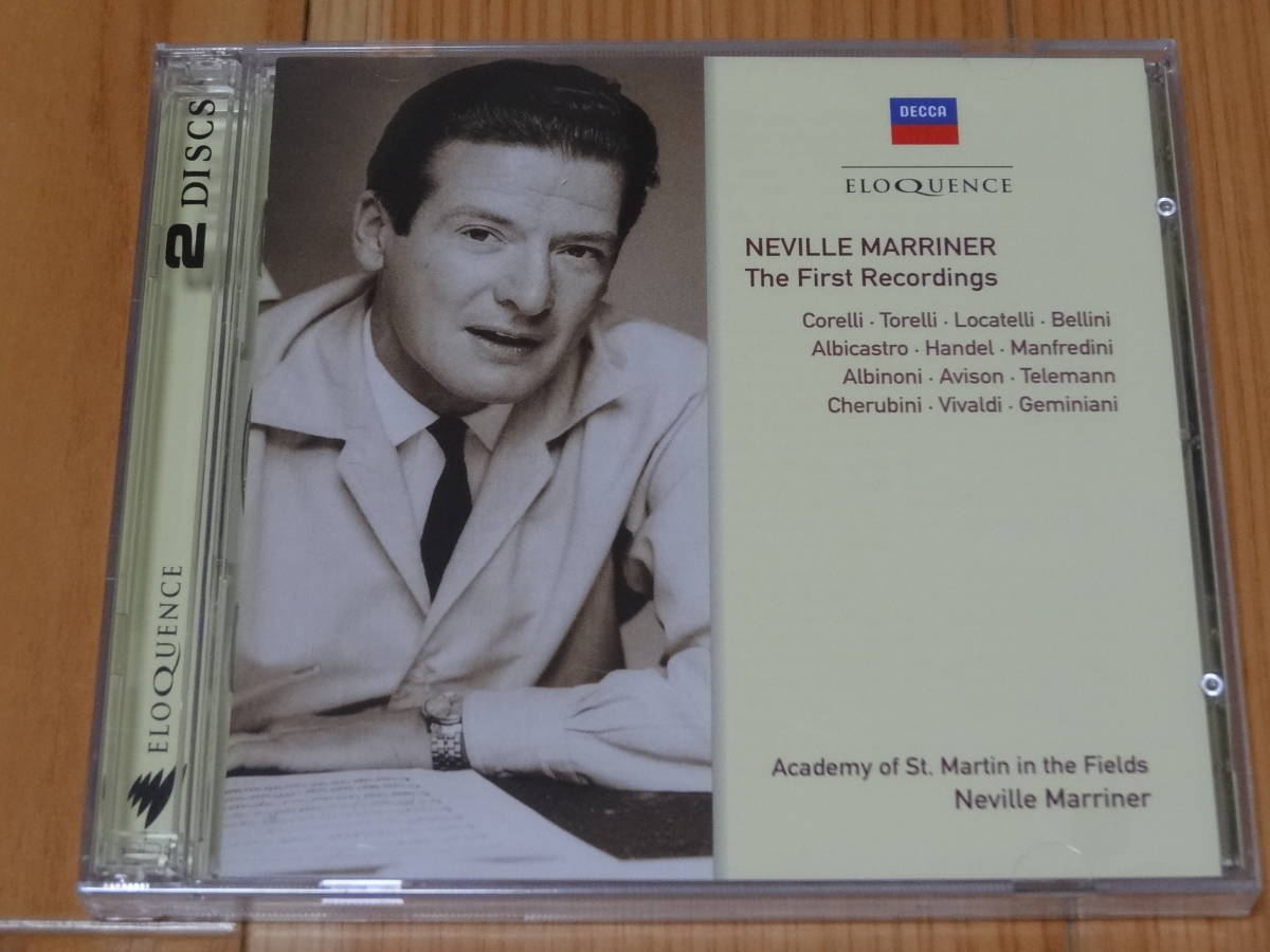 新品 未開封 Neville Marriner - The First Recordings　ネヴィル・マリナー 、 アカデミー室内管弦楽団　２枚組　現在廃盤_画像1