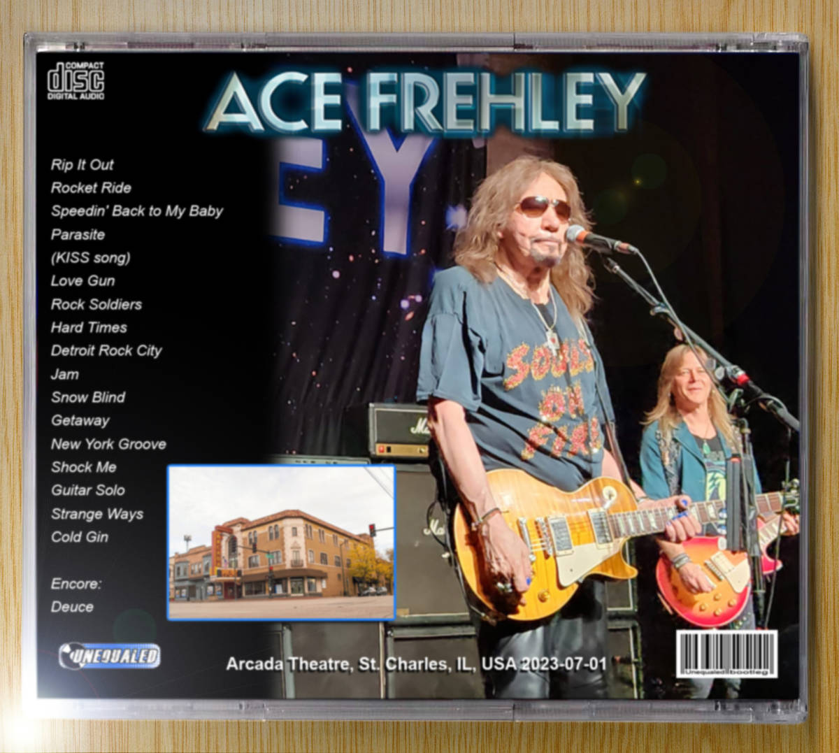 Ace Frehley 2023-07-01 Arcada Theatre 2cd_画像2
