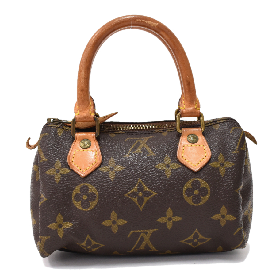 ルイヴィトン ミニスピーディ ハンドバッグ ミニバッグ M41534 モノグラム ブラウン LOUIS VUITTON Mini Speedy_画像3