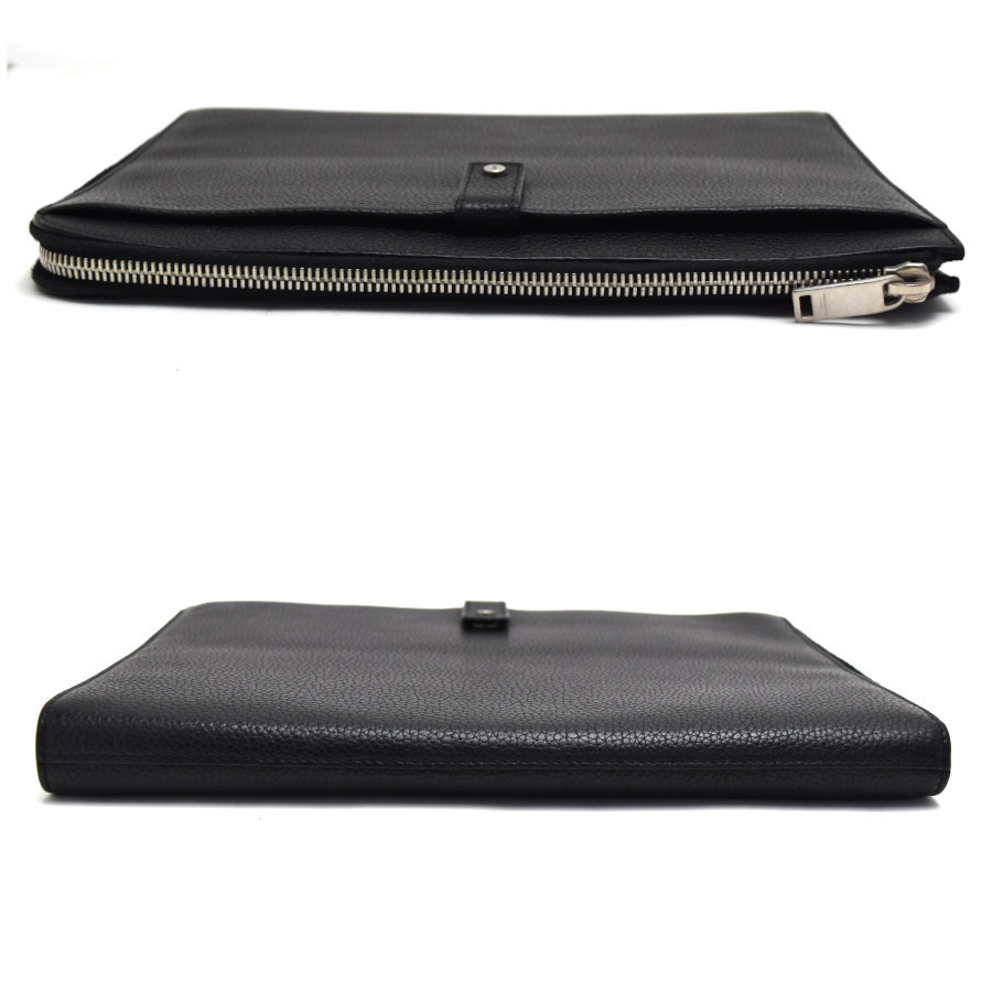  as good as new sun rolan clutch bag tablet case 507687 leather men's black SAINT LAURENT