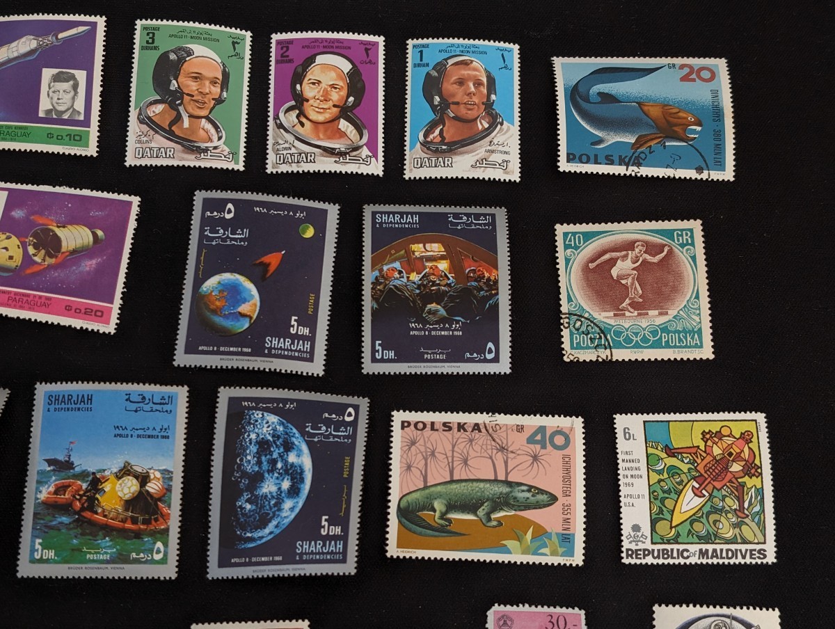 海外切手　アポロ11号　アームストロング　オーストラリア　インドネシア　中国人民郵政　(12035_画像3