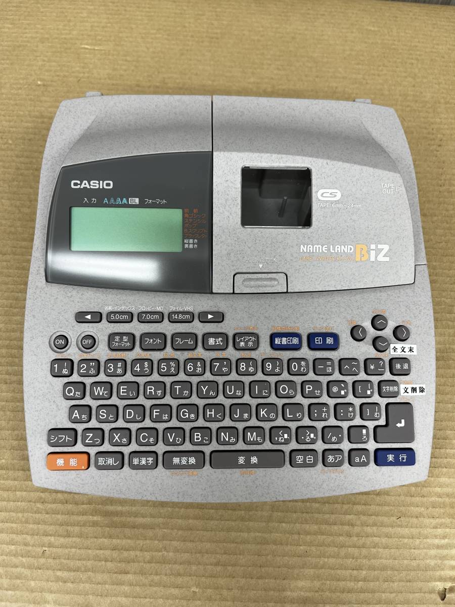 ヤJq① CASIO NAME LAND Biz LABEL WRITER KL-S20 ネームランド_画像2