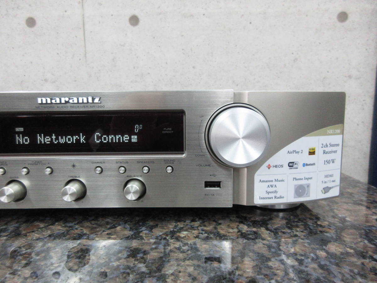 【訳アリ品 2022年製】marantz ネットワークレシーバー NR1200 マランツ_画像4