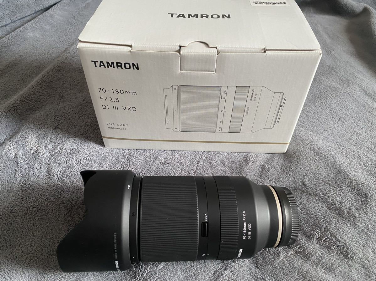 TAMRON タムロン 70-180mm F/2.8 Di III VXD SONY E マウント (ソニーEマウント)( Model A056 ) 美品 元箱あり_画像1