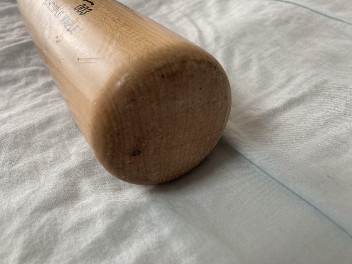 【送料無料】中古品 ヤナセ 硬式用木製バット メイプル製 85cm_画像3