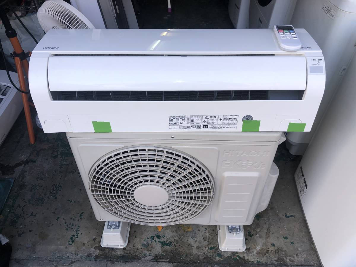 (2943W1)*日立 HITACHI 白くまくん ルームエアコン 8畳～10畳 2.5kw RAS-AJ25H 2018年製