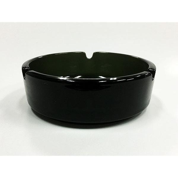 卓上灰皿 日本製 ガラス製/アルジェ（黒）P-05513-BK-JAN 東洋佐々木ガラスｘ１２個セット/卸_画像5