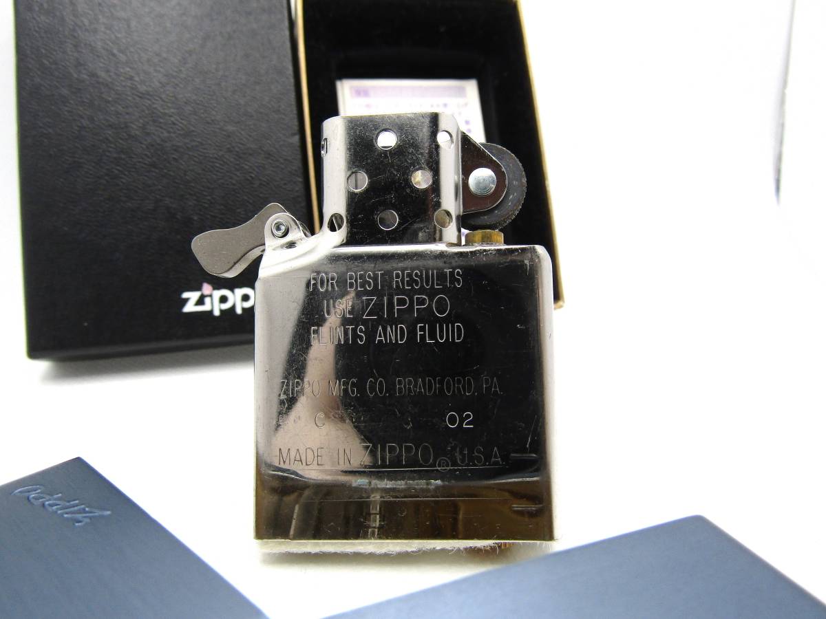 アルミジャケット zippo ジッポ ブルー 2002年 未使用_画像10